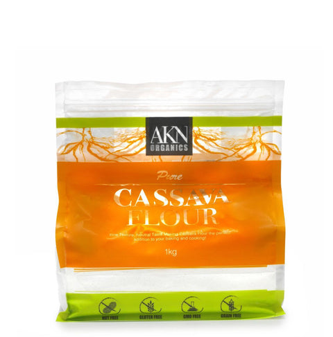 AKN Organics Gluten Free Pure Cassava Flour 1kg