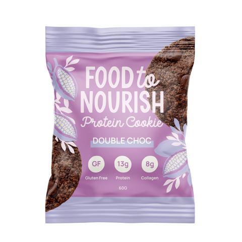 Food to Nourish Protein Cookie Double Choc 60g
