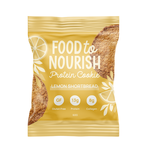 Food to Nourish Protein Cookie LemonShortbread 60g