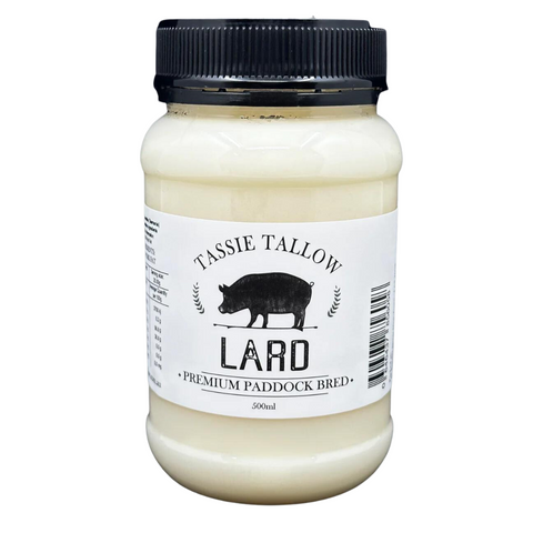 Tassie Tallow | Lard | Tasmanian Paddock-Bred | 500mL
