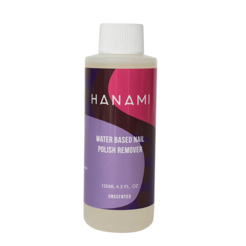 HANAMI Nail Polish Remover Water Based Liquid UNSCENTED 125ml