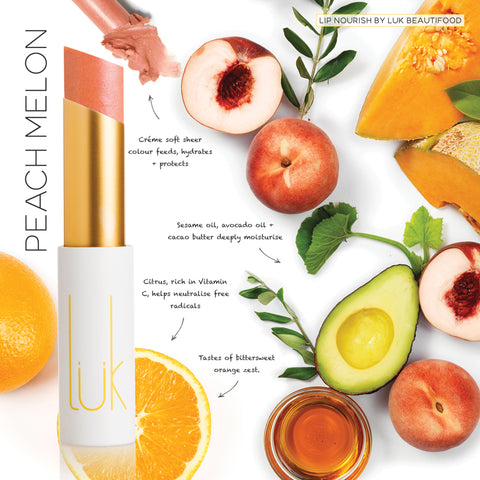 Lük Beautifood Peach Melon Natural Lipstick