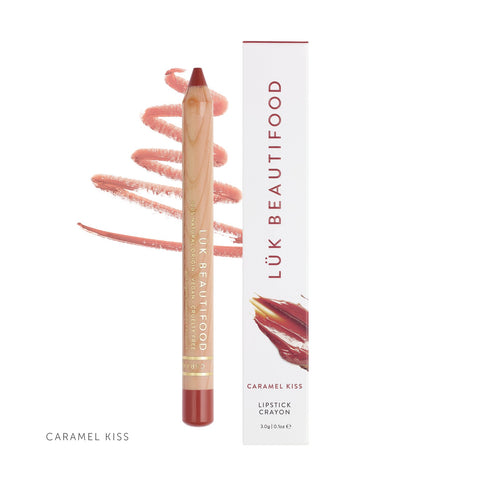 Lük Beautifood Lipstick Crayon in Caramel Kiss