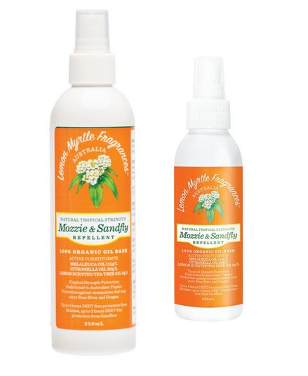 Lemon Myrtle Fragrances Mozzie & Sandfly Repellent