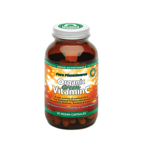 Green Nutritionals Organic Vitamin C Vegan Capsules