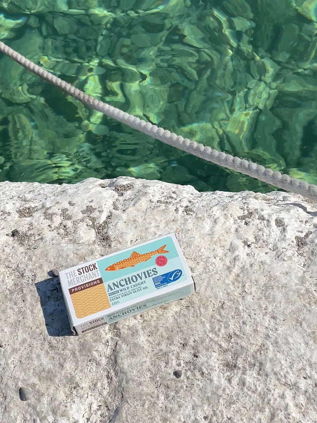 The Stock Merchant | MSC Anchovies in Organic EVOO