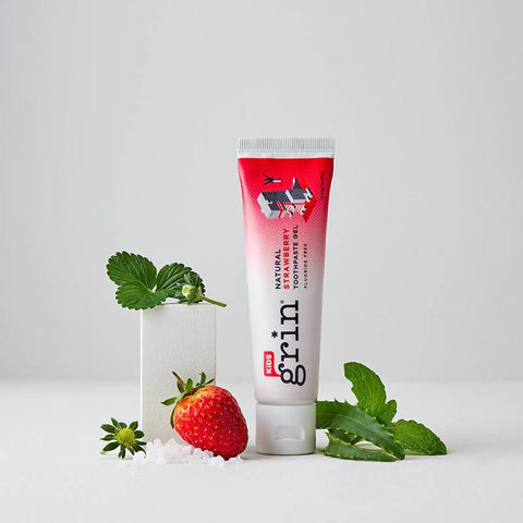 GRIN Kids Strawberry Natural Toothpaste 70g