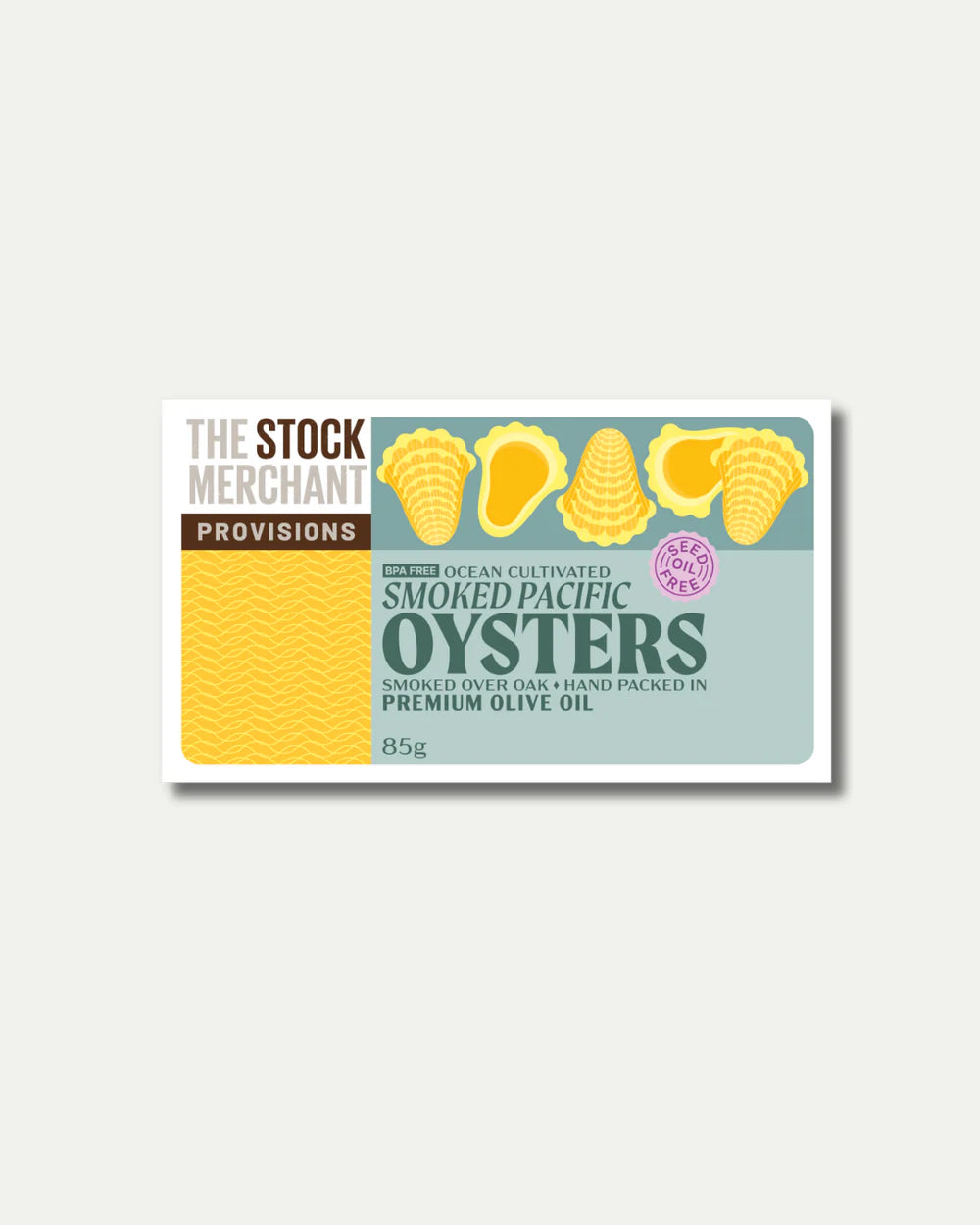The Stock Merchant | Ocean Cultivated Smoked Pacific Oysters