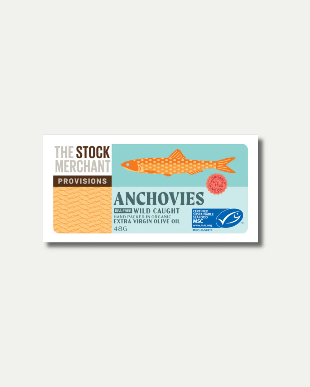 The Stock Merchant | MSC Anchovies in Organic EVOO