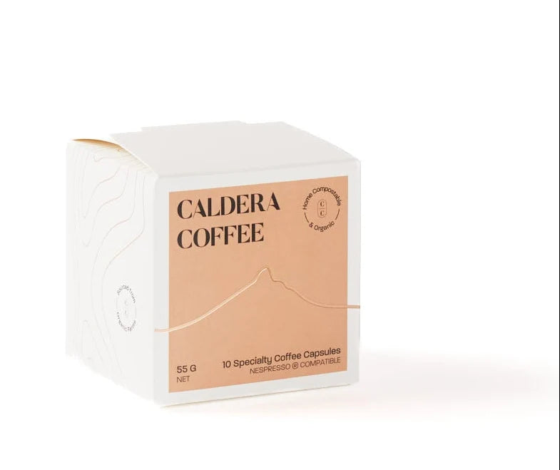 Caldera Coffee | Organic Compostable Coffee Pods (Nespresso Compatible)