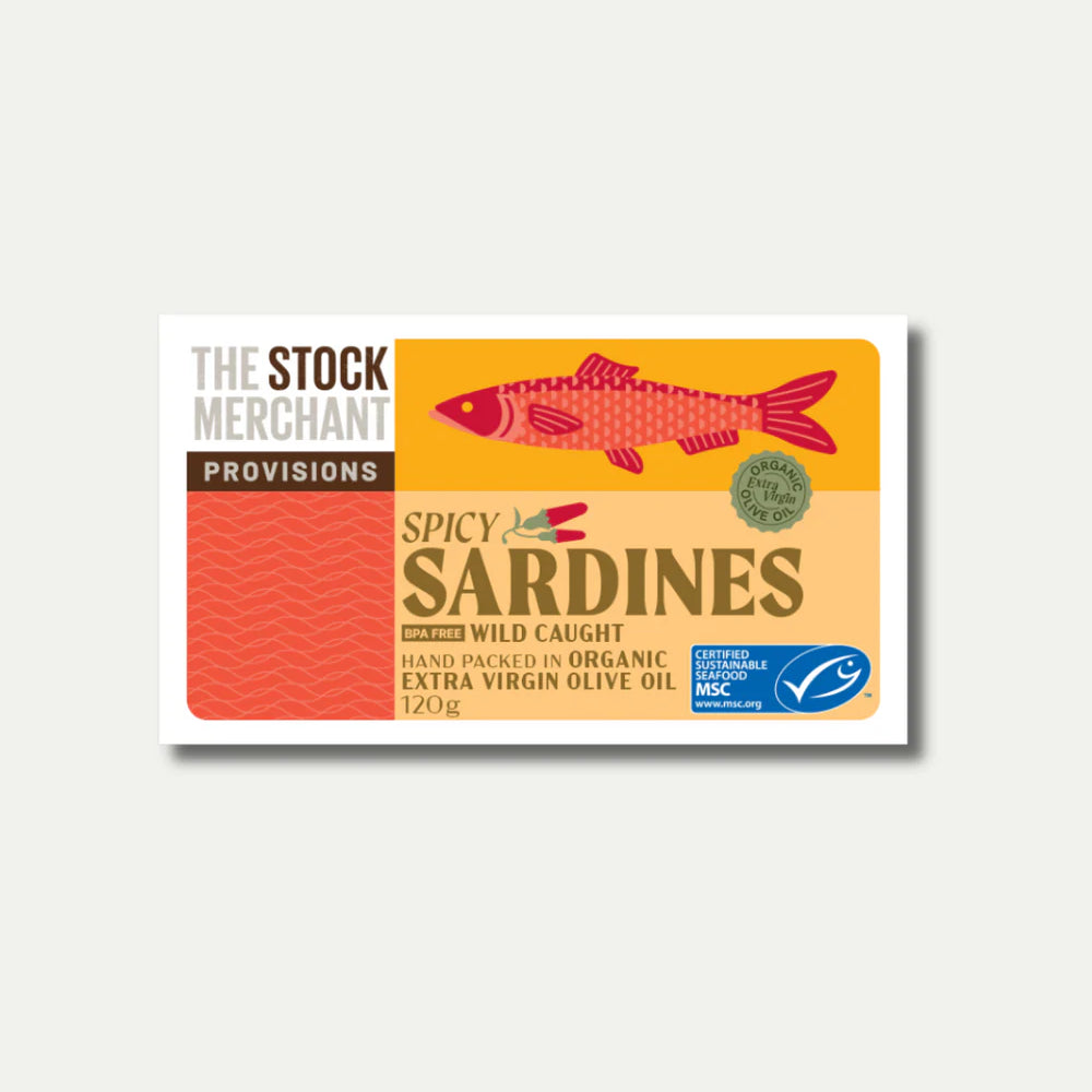 The Stock Merchant | MSC Spicy Sardines in Organic EVOO