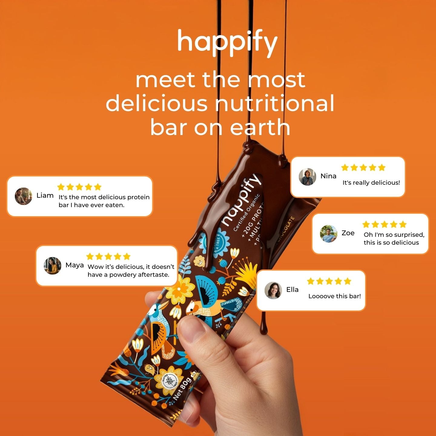 Happify | Nutritritional Bar