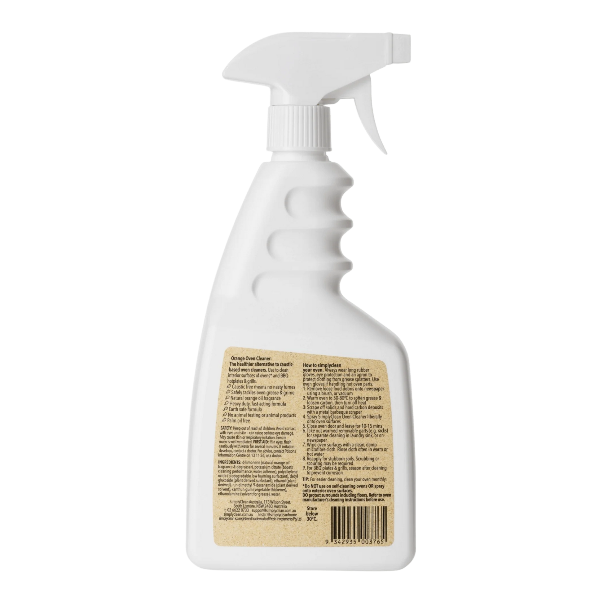Simply Clean | Orange Oven & BBQ Cleaner 750ml