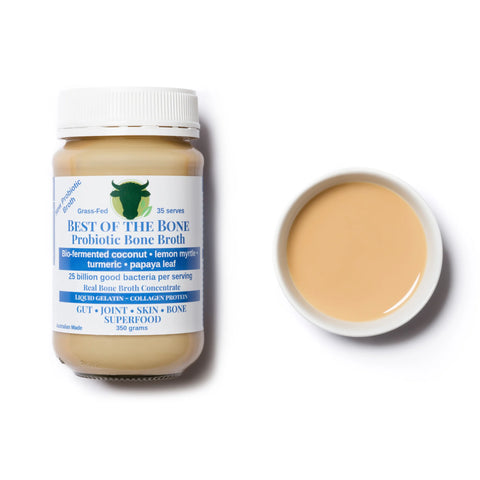 BEST OF THE BONE - Probiotic Broth w/ Bio-Fermented Coconut, Lemon Myrtle, Turmeric & Papaya Leaf