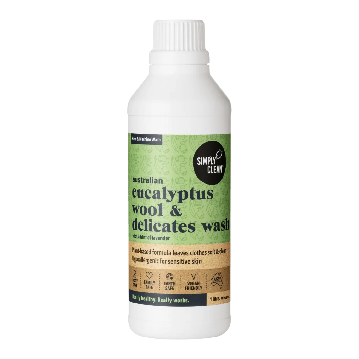 Simply Clean | Eucalyptus Wool & Delicates Wash | 1 Litre