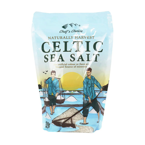 Chef's Choice Naturally Harvested Celtic Salt (500g)