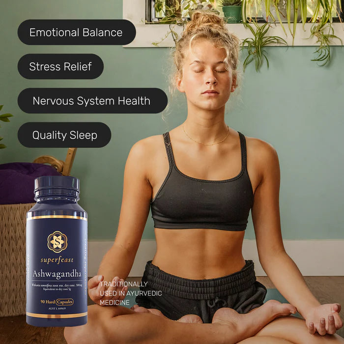 Superfeast | Ashwagandha Capsules | 240 caps bag