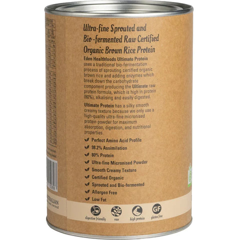 Eden Healthfoods - Organic Sprouted & Bio-fermented Protein Powder - Natural