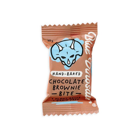 Blue Dinosaur Chocolate Brownie Bite