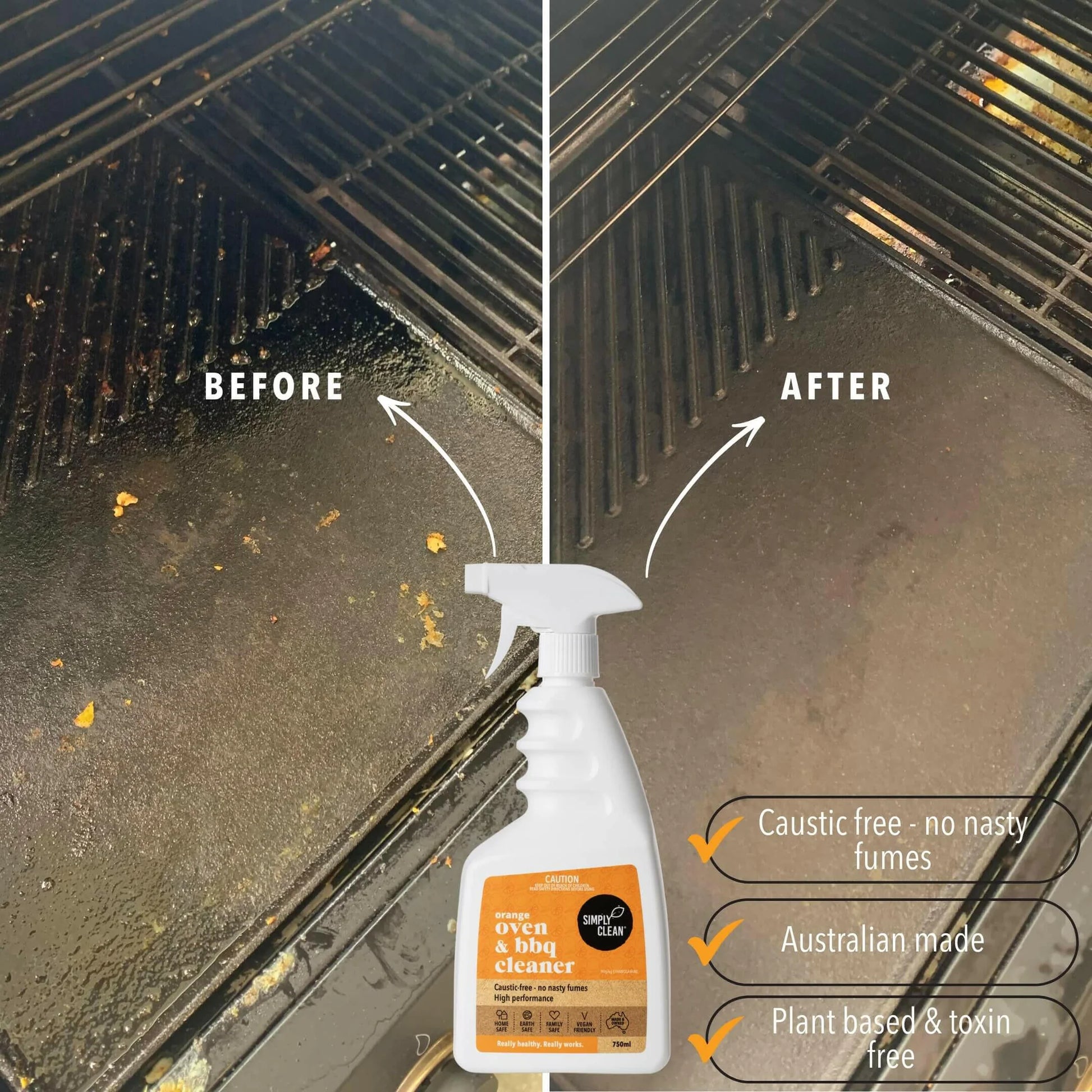 Simply Clean | Orange Oven & BBQ Cleaner 750ml