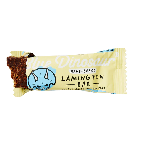 Blue Dinosaur Hand-Baked Bar Lamington 45g