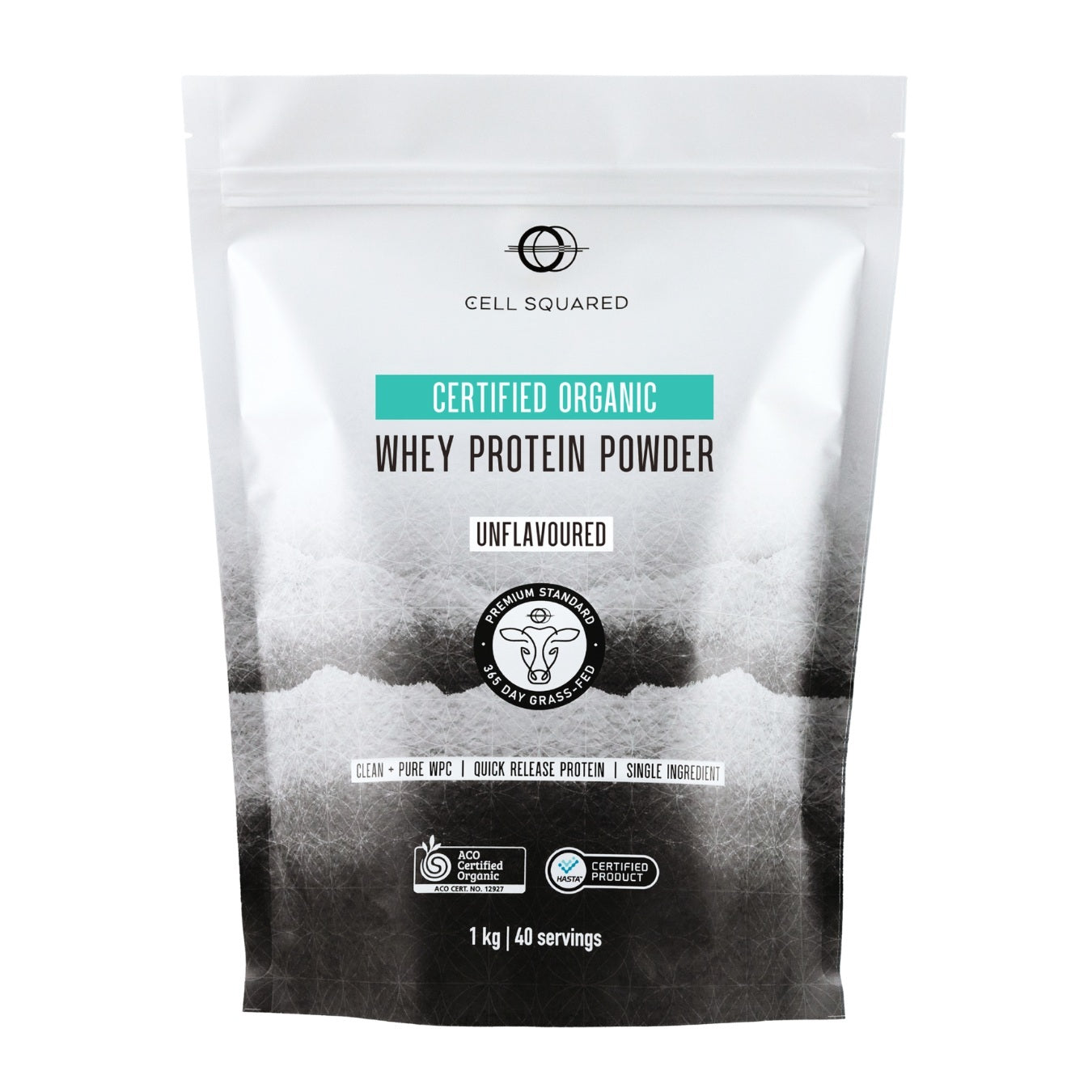 Cell Squared | Certified Organic Whey Protein Powder 1kg