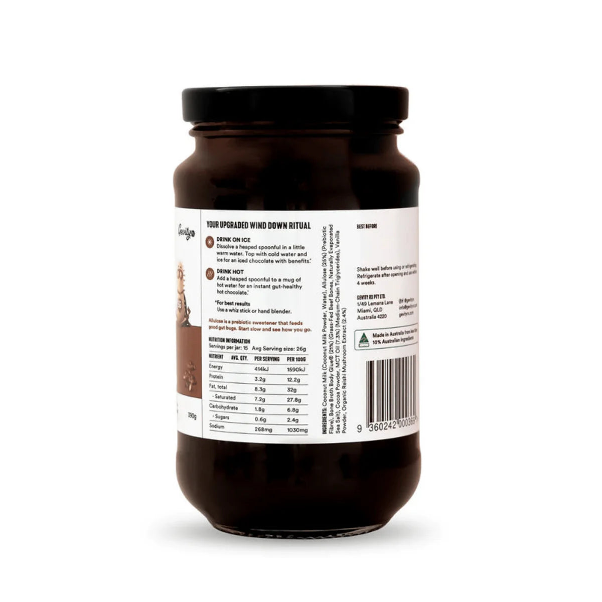 Gevity Rx Chocolate Bone Broth Relax 390g