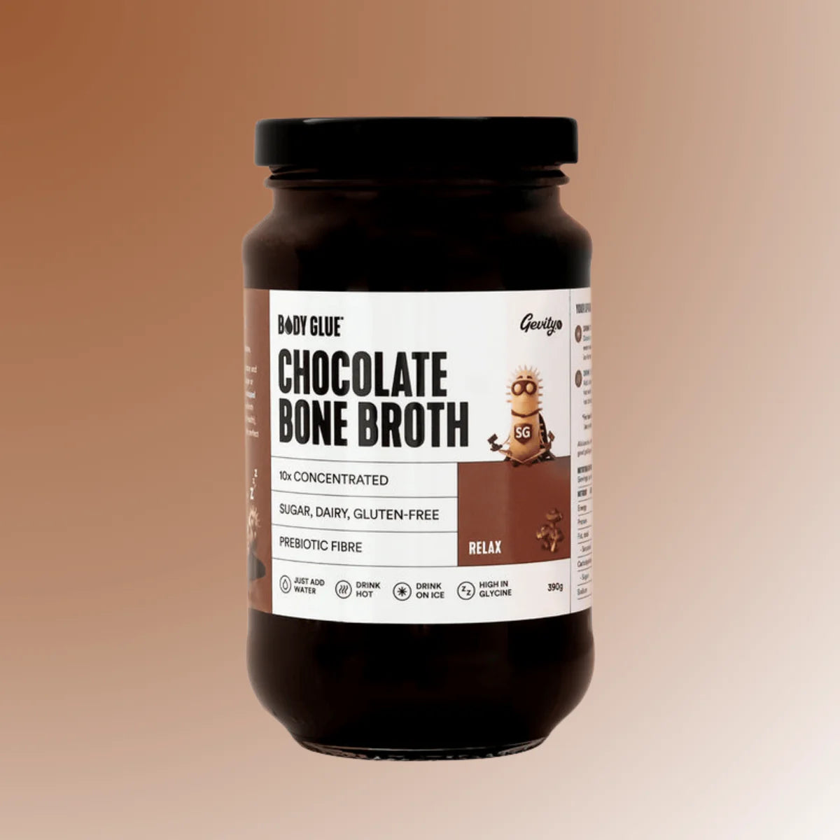 Gevity Rx Chocolate Bone Broth Relax 390g