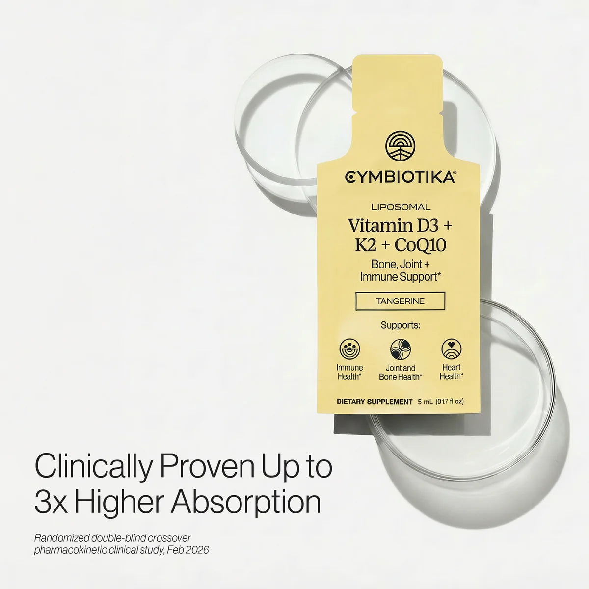 Cymbiotika | Liposomal Vitamin D3 + K2 + CoQ10