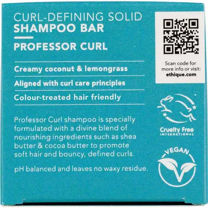 Ethique Solid Shampoo Bar Professor Curl - Curly Hair 108g