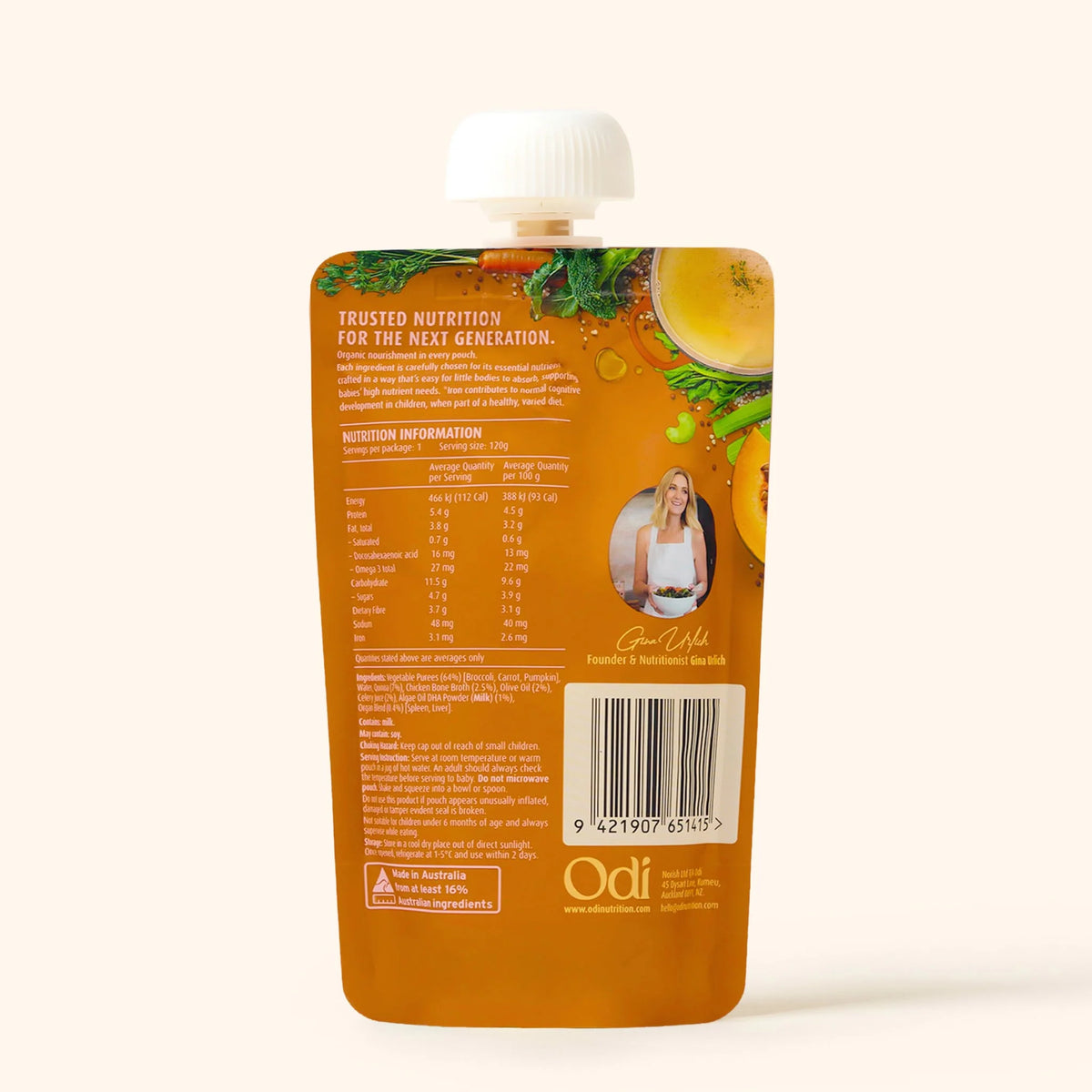 Odi | Organic Baby Puree | Chicken & Vegetable