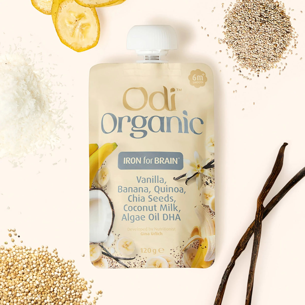 Odi | Organic Baby Puree | Vanilla & Coconut