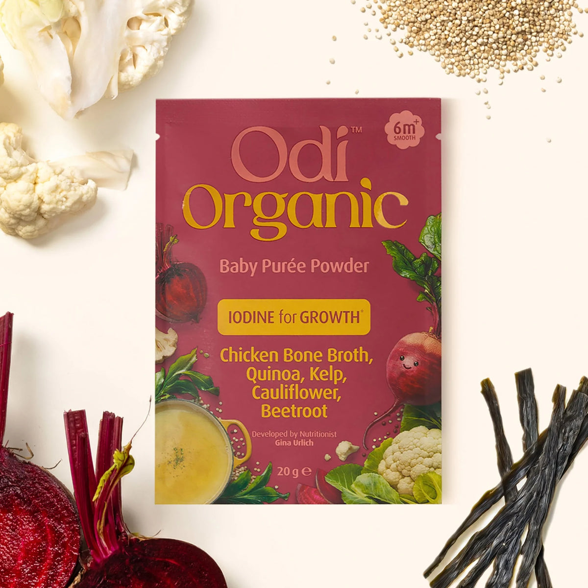 Odi | Organic Baby Puree Powder | Beetroot
