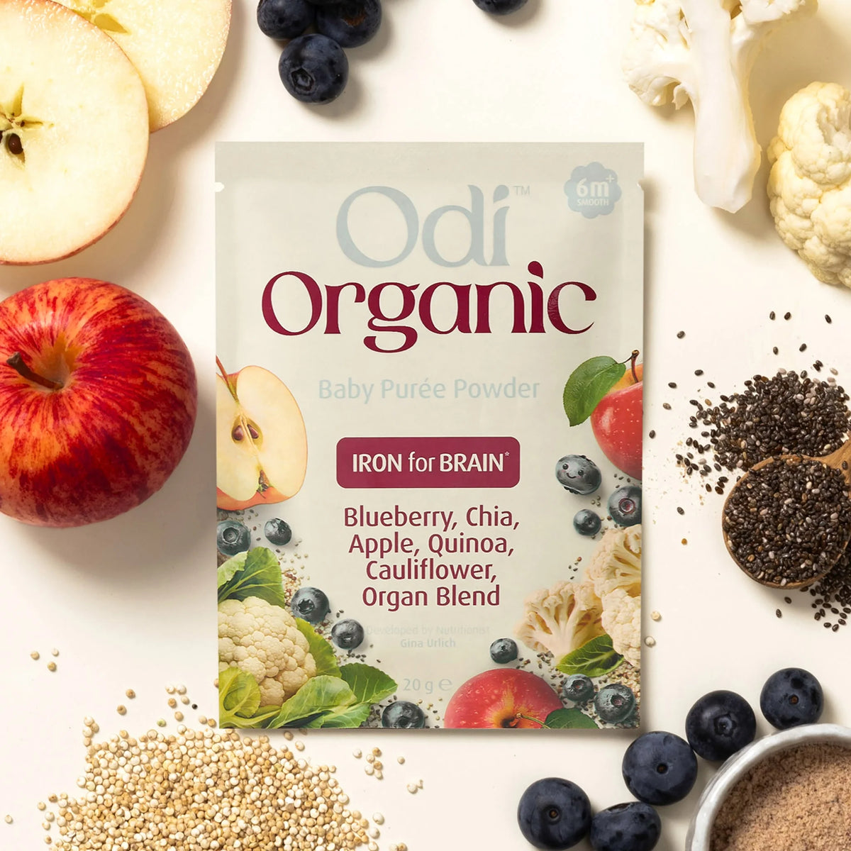 Odi | Organic Baby Puree Powder | Blueberry