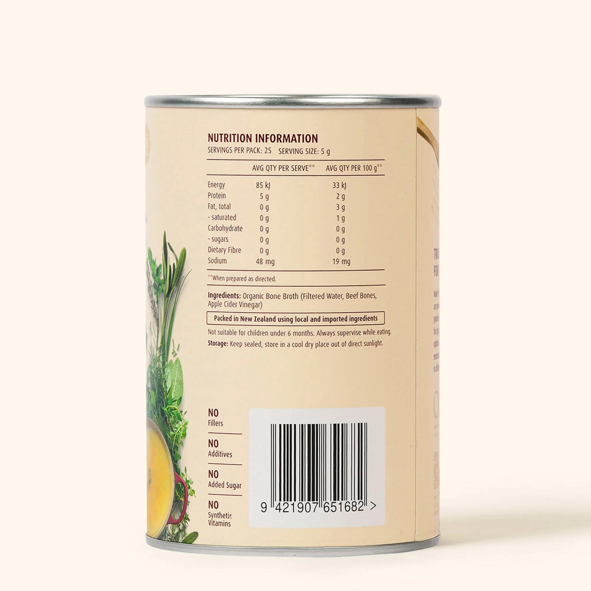 Odi | Organic Beef Bone Broth Tub
