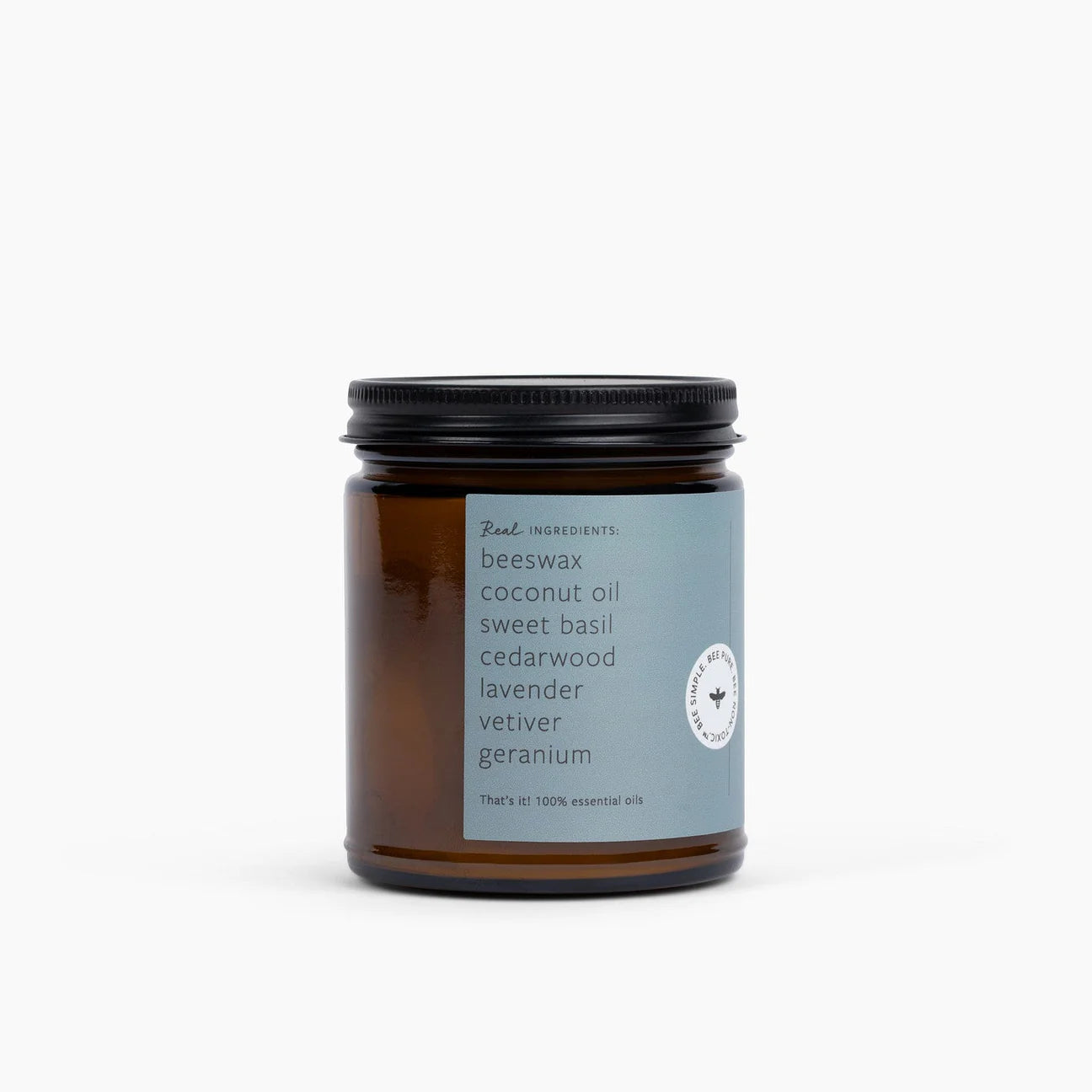 Fontana Candle Co. | Rainy Day | Beeswax Wooden Wick Candle