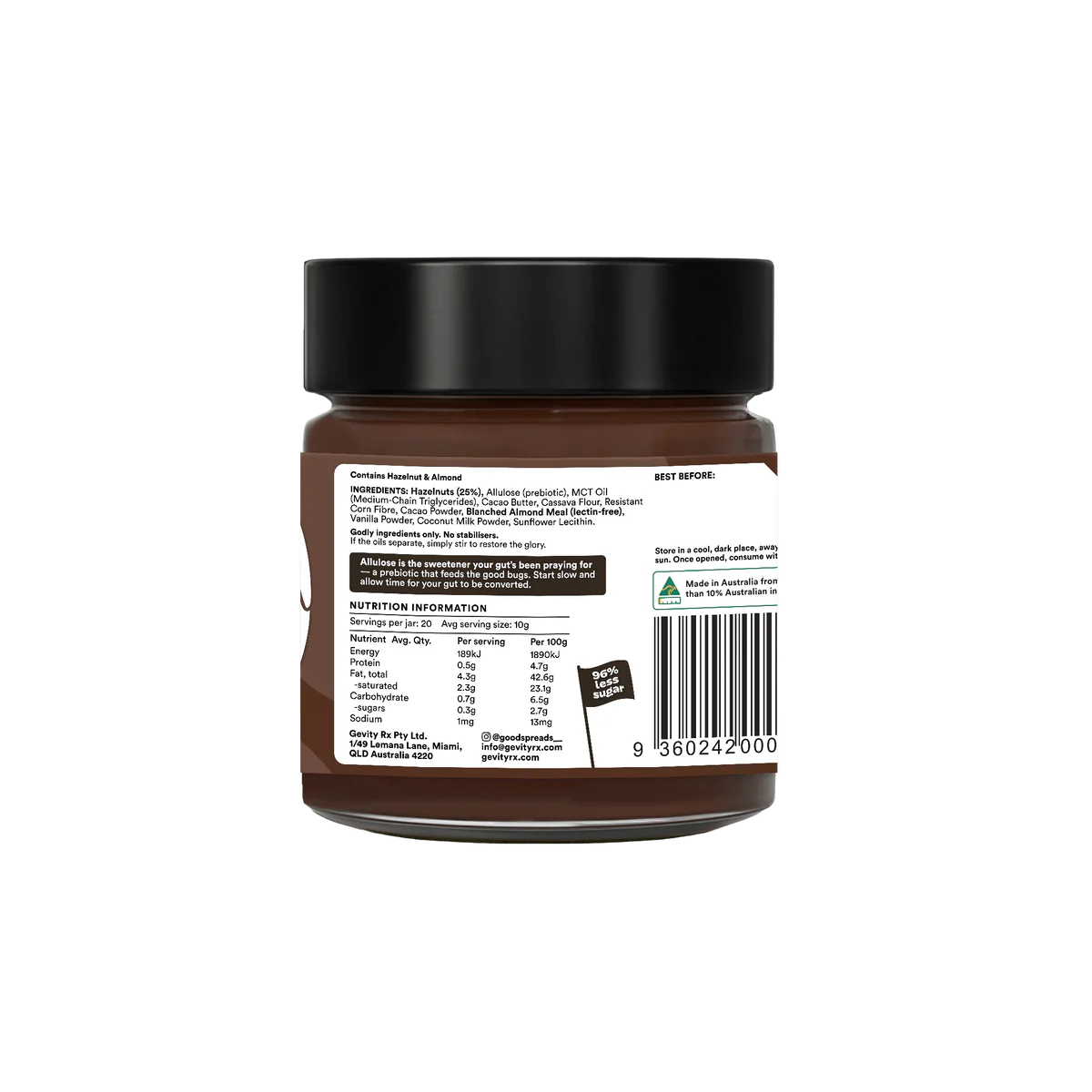 Gevity | Hazelnut Spread GOODTELLO