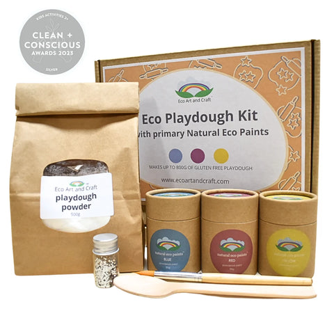 Eco Art & Craft – PLAYDOUGH Powder & Paint Kit (Gluten Free Playdough)