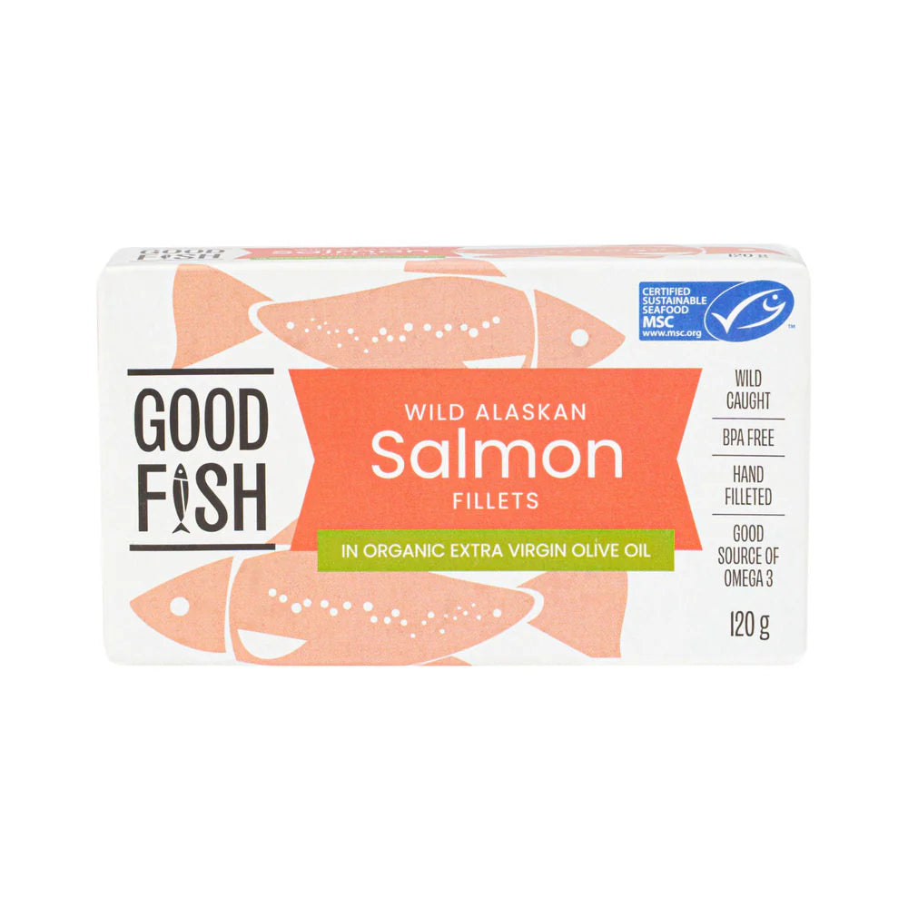 Good Fish Salmon Can with Olive Oil 120g