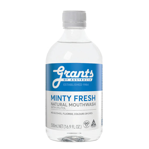 GRANTS Natural Mouthwash Minty Fresh 500ml