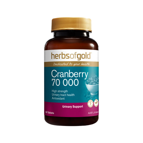 Herbs of Gold - Cranberry 70 000 50tabs
