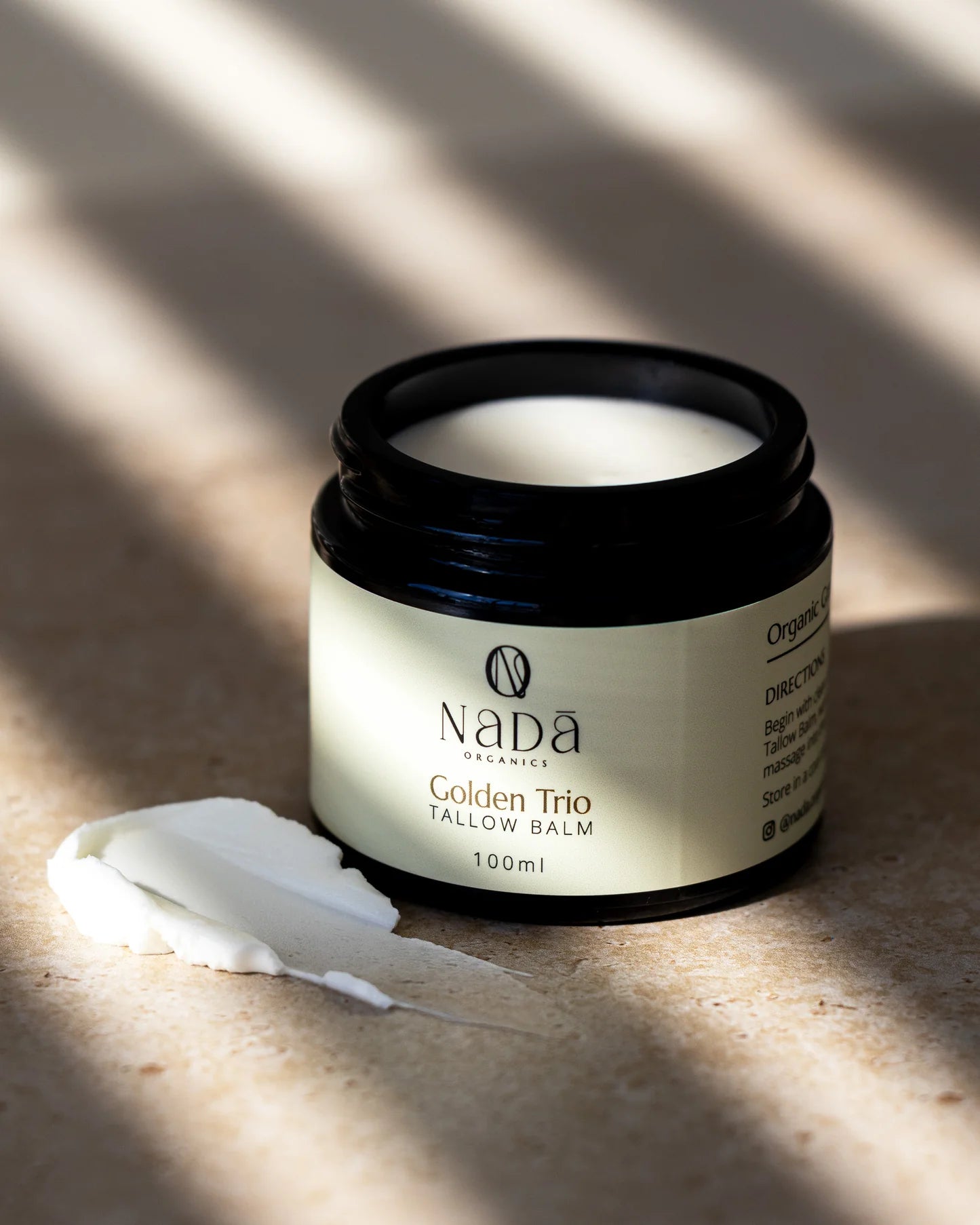 Nada Organics Golden Trio Tallow Balm