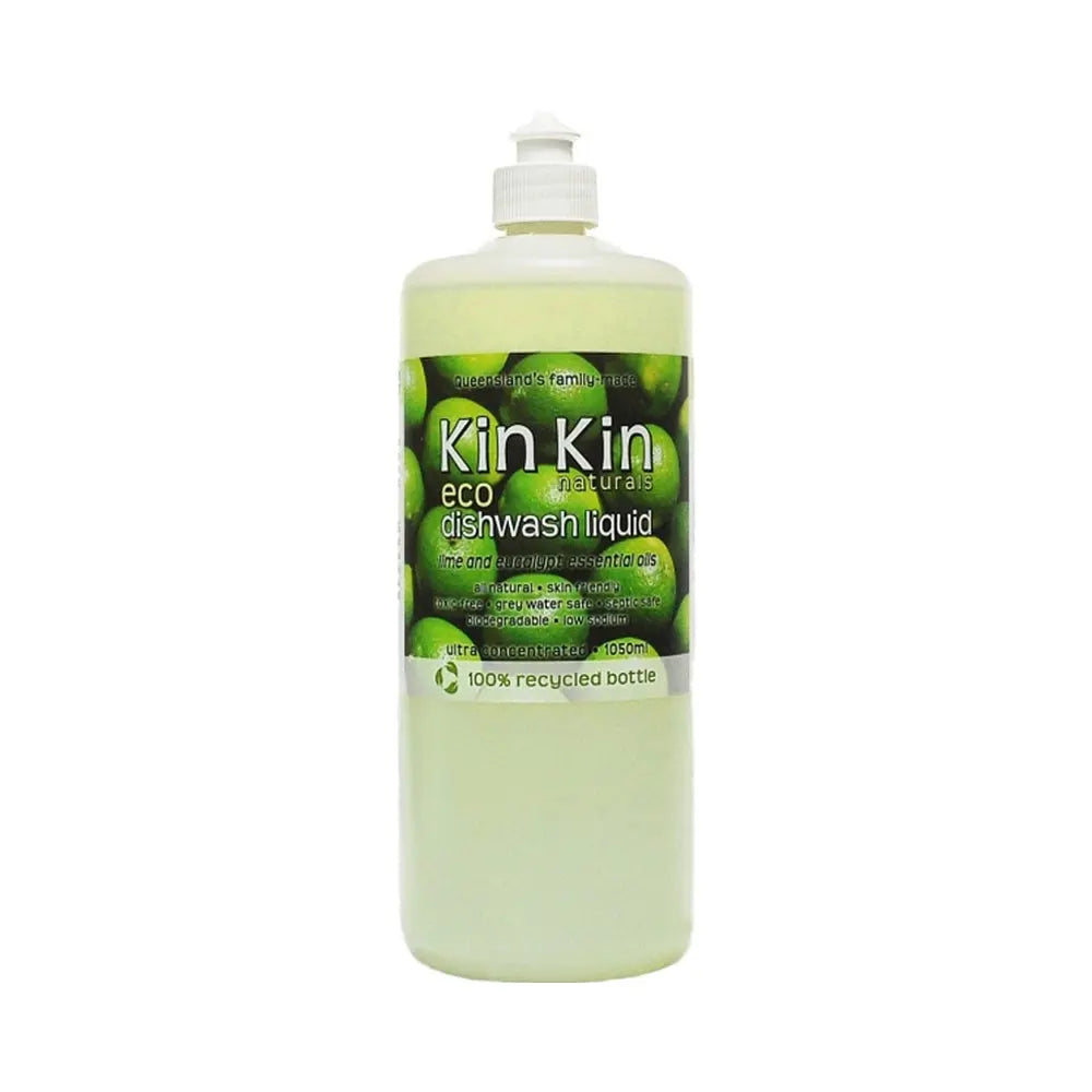 Kin Kin Naturals | Dish wash Liquid Lime & Eucalyptus – Jivita.com.au
