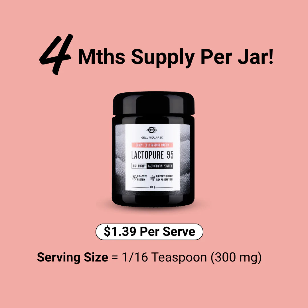 Cell Squared | LactoPure 95 Lactoferrin Powder 40g