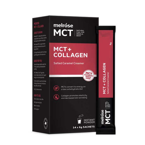 Melrose MCT Collagen + Creamer Salted Caramel Sachets 6gm x 14 pack