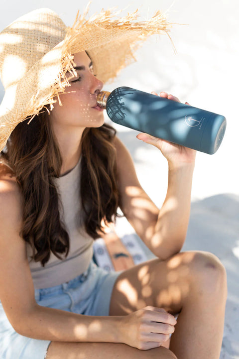 Caye Life | Castaway | 750ml Water Bottle | Matte Teal