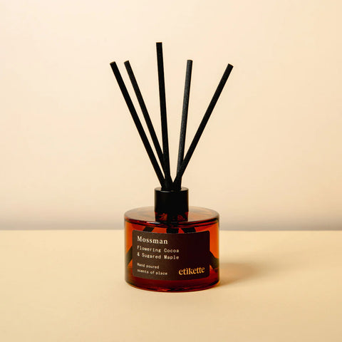 Etikette Mossman Candle & Reed Diffuser - Flowering Cocoa + Sugared Maple