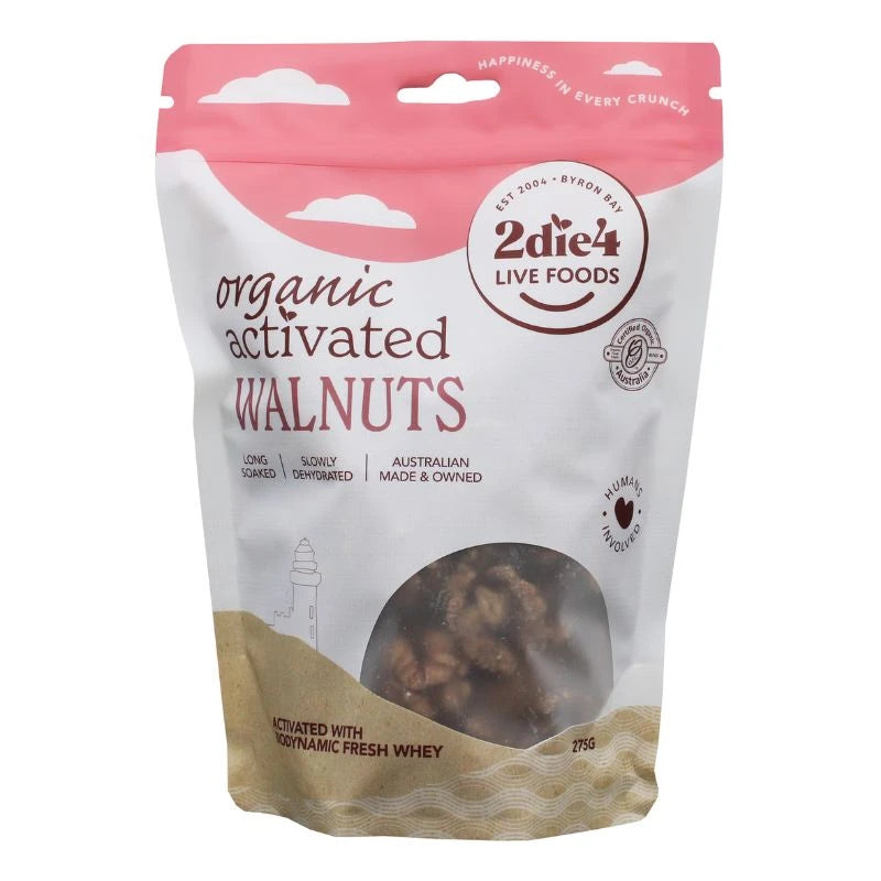 2DIE4 Live Foods | Organic Activated Walnuts with Fresh Whey