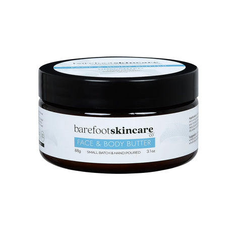 Barefoot Skincare Face & Body Butter Unscented 88g