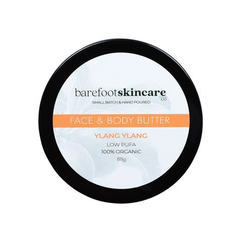 Barefoot Skincare Face & Body Butter Ylang Ylang 88g